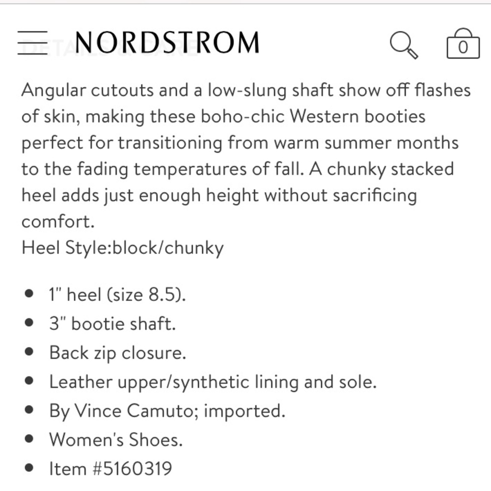 Vince Camuto 'Peera' Cutout Bootie - Picture 8 of 8